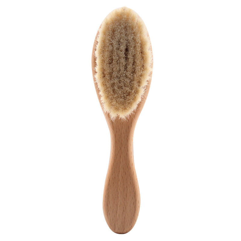 Men Beard Grooming Brush With Soft Bristles