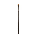 Small fiber sickle eyeliner brush