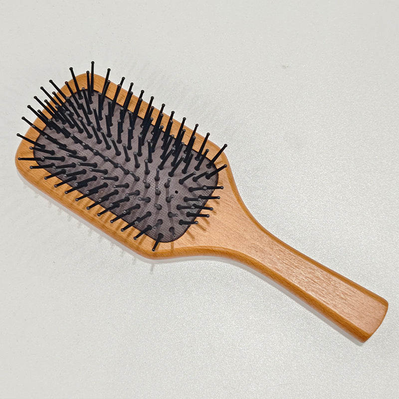 Wooden Air Cushion Detangling Massage Hair Brush
