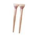 Purple and white polka dot blush brush