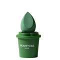 Powder puff storage box for makeup puffs and beauty sponges