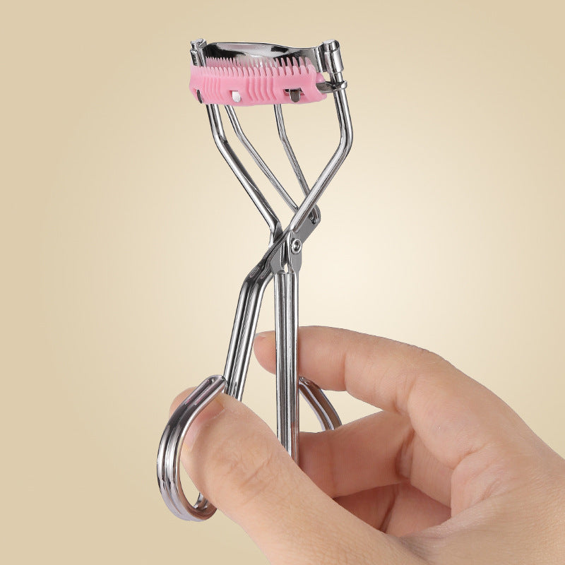 Stainless Steel Eyelash Curler With Comb