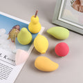Beauty sponge powder with fruit pieces