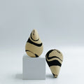 Alien-shaped water-soaked enlarged makeup sponge, small four-fold mixed color makeup sponge