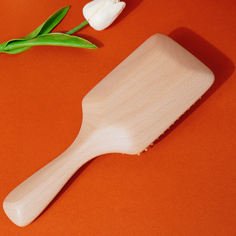 Bamboo Bead Air Cushion Scalp Massage Hair Brush