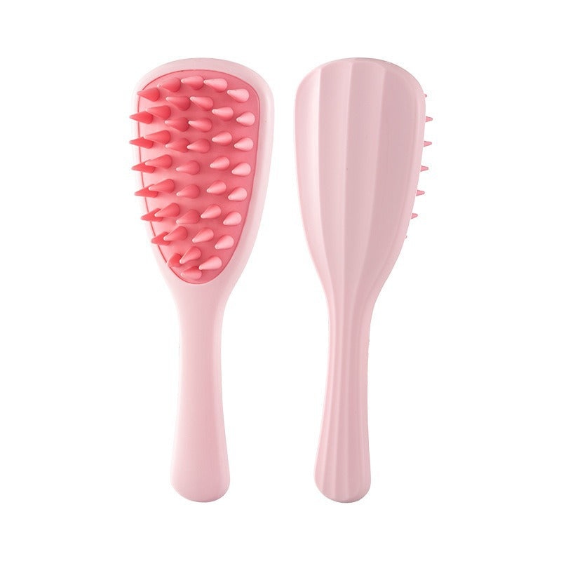 Ginkgo Leaf Silicone Scalp Cleansing Hair Brush